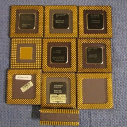 Gold ceramic cpu